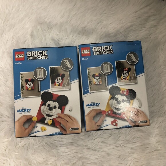 New LEGO 40456 and 40457 Mickey Mouse Minnie Mouse Bundle Building Toys - Picture 2 of 3